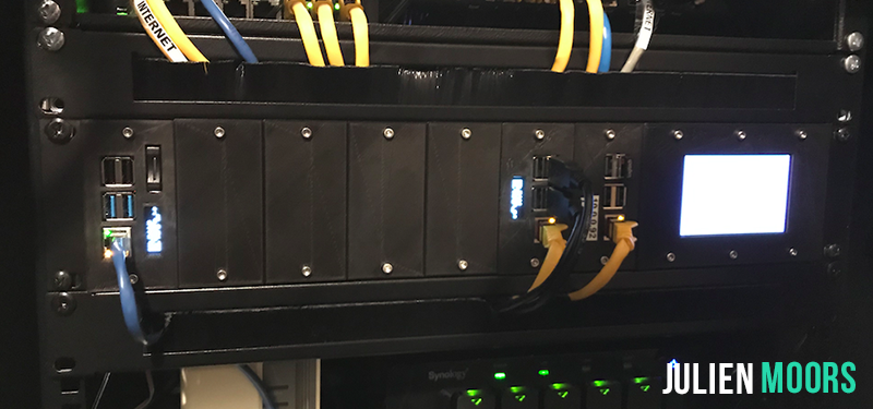 Créer un RackPi (rack à Raspberry) pour baie réseau